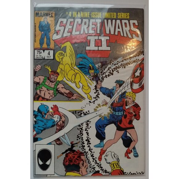 Secret Wars II #4 (1985) 1st App Kurse Bagged/Boarded Marvel Comics Comic Book - Picture 1 of 3